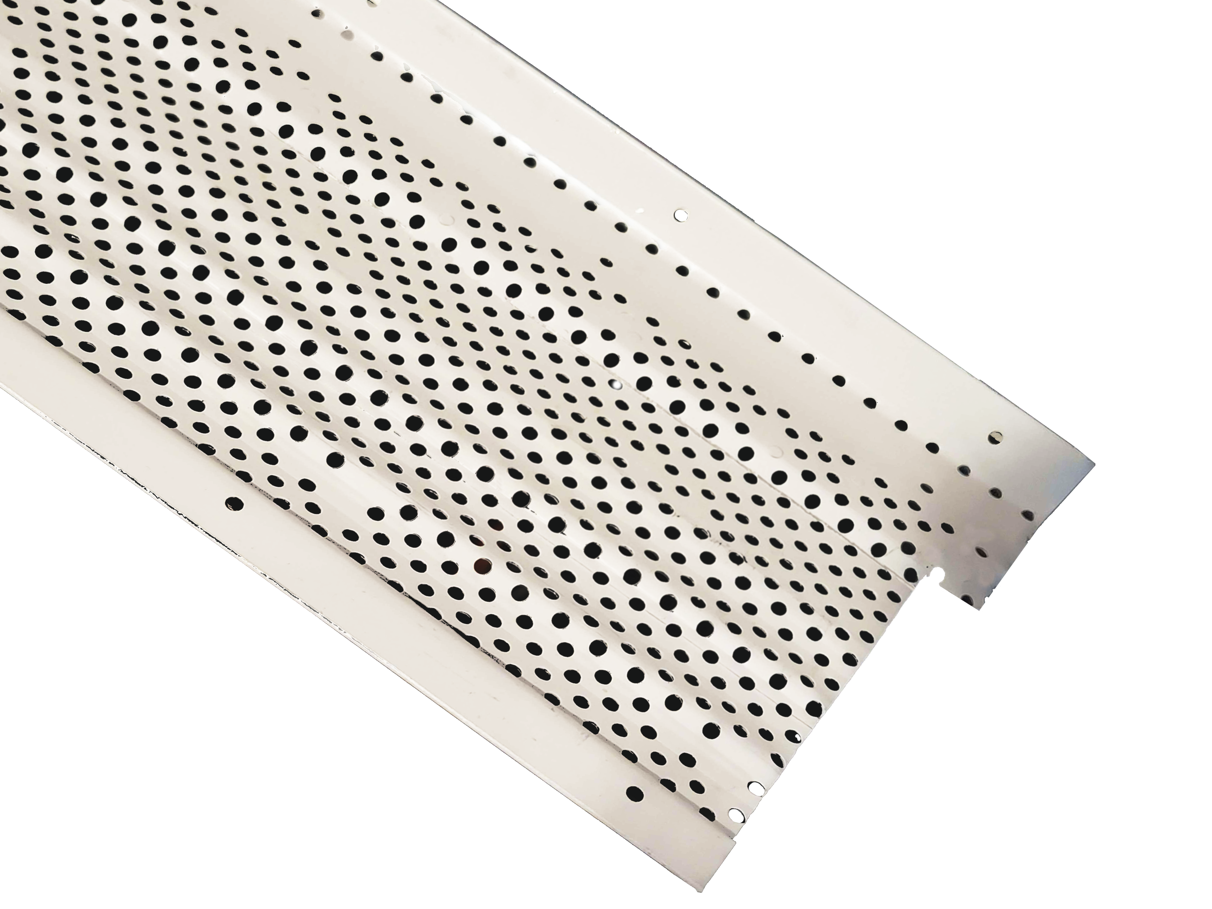5″ gutter guard in Low-Gloss White