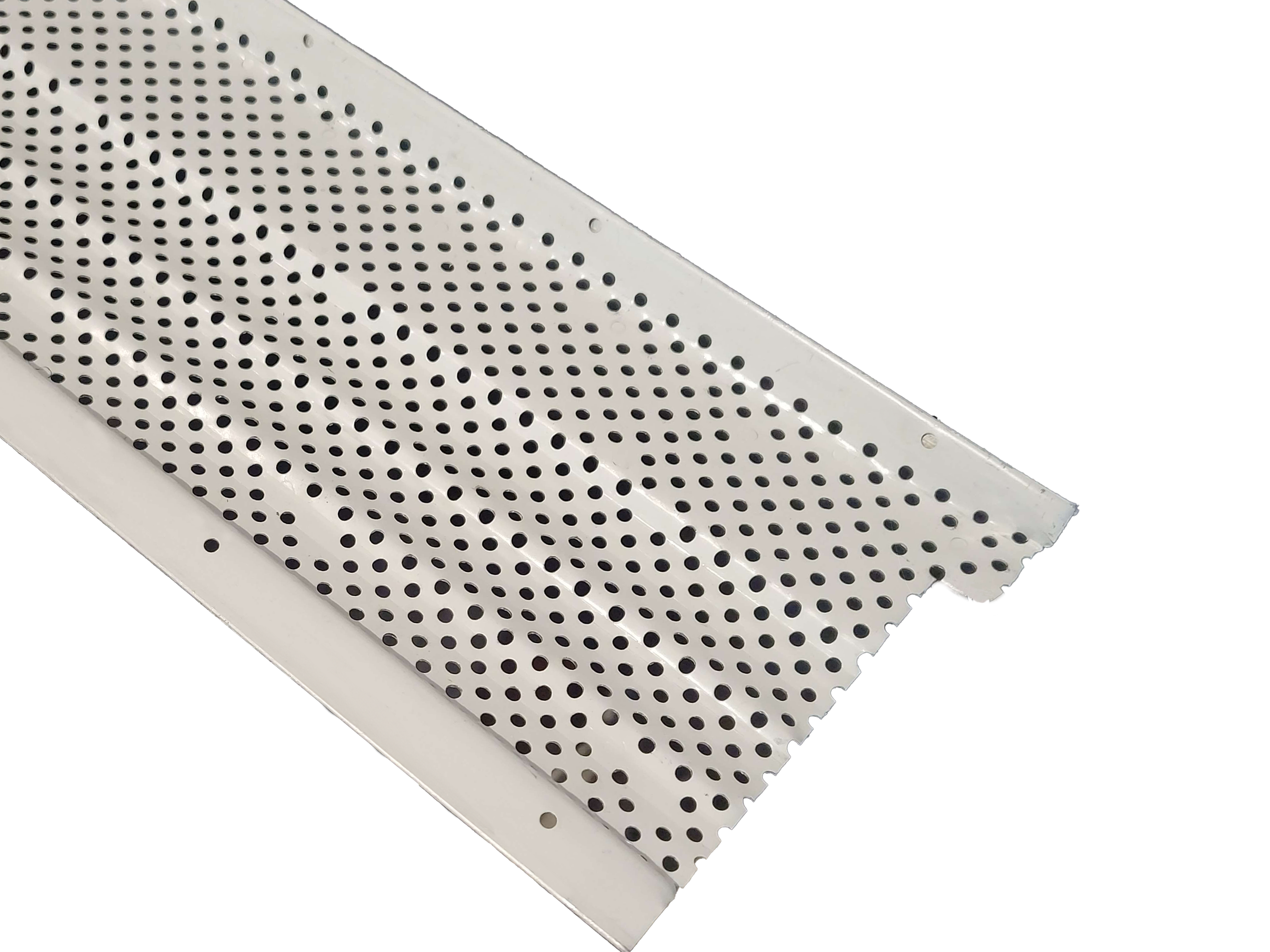 6″ gutter guard in Low-Gloss White